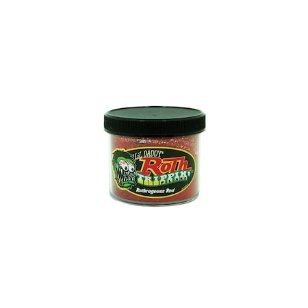 Roth Flake & Pearl Product Rothrageous Red Trippin' Metal Flake, Standard .015 Size, 2oz Jar TRF201